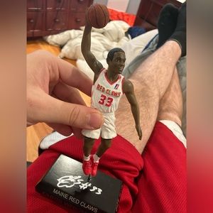 Chris wright Maine red claws autographed figure #79 of 1116